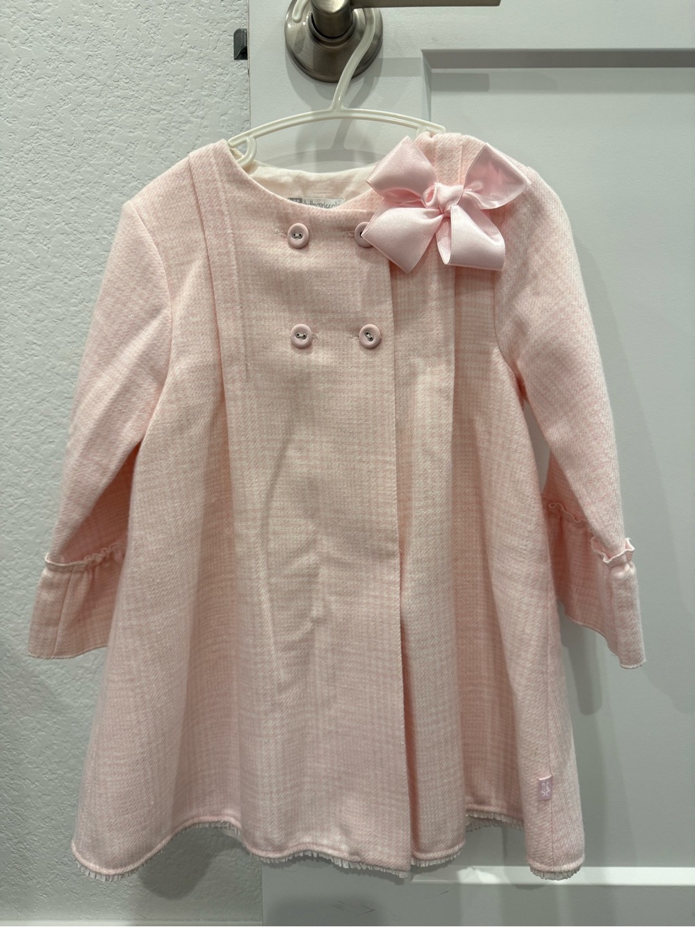 Tutto Piccolo - Pink Bow-Accent Girls' Coat